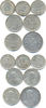 Schweiz: Lot 7 Kursmünzen ab 5 Franken 1922 B
