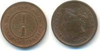 Zypern: 1/4 Piaster Victoria von Großbritannien, 1837-1901: