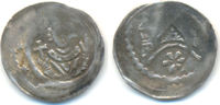 Bamberg Bistum: Pfennig Heinrich I. von Bilversheim, 1242-1257: