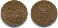 Dänemark: 1 Skilling Altona Frederik VI, 1808-1839: