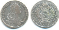 Habsburg: 7 Kreuzer Hall Franz I, 1745-65: