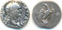 Römisches Reich: Denar Vespasianus,69-79: