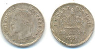 Frankreich: 20 Centimes Napoleon III, 1852-70: