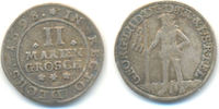 Braunschweig Calenberg Hannover: 2 Mariengroschen Georg Ludwig, 1698-1714: