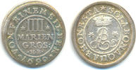 Braunschweig Calenberg: 4 Mariengroschen Ernst August, 1679-98: