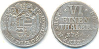 Hildesheim Bistum: 1/6 Taler Friedrich Wilhelm, 1763-1789:
