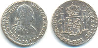 Spanien: 1 Real Mexiko Carlos IV, 1788-1808:
