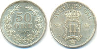 Schweden: 50 Öre Oskar II, 1872-1907: