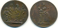 Habsburg: Spottmedaille Maria Theresia, 1740-80: