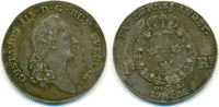 Schweden: Riksdaler Gustav III, 1771-92: