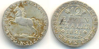 Braunschweig Wolfenbüttel: 1/12 Taler Münzstätte Braunschweig Karl, 1815-30 unter Vormundschaft von Georg IV.