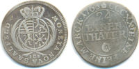 Sachsen Coburg Saalfeld: 1/24 Taler Franz Josias, 1745-64: -