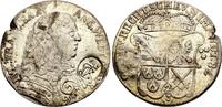 Sachsen Lauenburg: 2/3 Taler mit Gegenstempel fränkischer Kreis Julius Franz, 1666-1689: -