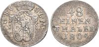 Sachsen Coburg Saalfeld: 1/48 Taler Franz, 1800-1806: -