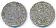 Kaiserreich: Kleinmünzen. 20 Pfennig -