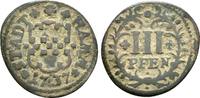 Hamm Stadt: 3 Pfennig 1737 ss