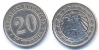 Kaiserreich: Kleinmünzen. 20 Pfennig