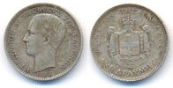 Griechenland: Georg I., 1863-1913. 1 Drachme