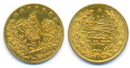 Osmanisches Reich: Abd al-Hamid II., 1876-1909. 50 Piaster