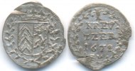 Hanau: Friedrich Casimir, 1641-1685. 1 Kreuzer