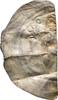 Sachsen Meissen: Hälbling, geschnittene Hälfte vom Brakteat Dietrich der Bedrängte, 1197-1221: -