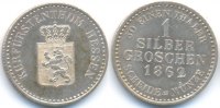 Hessen Kassel: Friedrich Wilhelm I., 1847-1866. 1 Silbergroschen