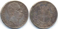 Italien: Umberto I., 1878-1900. 2 Lire