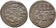 Barby Grafschaft: Kipper Kupfer 3 Flitter Albrecht und Jost Günther, 1617-1641: -