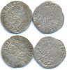 Worms Bistum: Georg v. Schönberg, 1580-1595. Lot 2x 1/2 Batzen