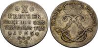 Hessen Darmstadt: 10 Kreuzer Ludwig VIII, 1739-1768: -