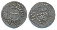 Karolinger: Karl der Kahle, 843-877. Denar. Curtisassonien