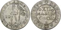 Braunschweig Wolfenbüttel: 12 Mariengroschen Zellerfeld Rudolph August, 1666-1685: -