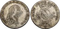 Baden: 20 Kreuzer Durlach Karl Friedrich, 1738-1806: -