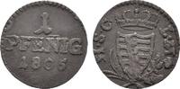 Sachsen Coburg Saalfeld: 1 Pfennig für Coburg Franz Friedrich Anton, 1800-1806: -