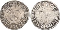 Sayn Wittgenstein Hohenstein: 1/24 Taler Ellrich o.J. Gustav, 1657-1701: ss-s, sehr selten !!