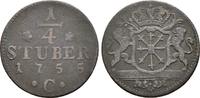 Preussen 1/4 Stüber Kleve Friedrich II.1740-1786 -