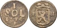 Luxemburg: 1 Sol während der Belagerung Franz II, 1792-1835: -