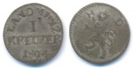 Hessen Darmstadt: Ludwig X., 1790-1806. 1 Kreuzer