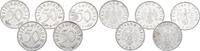 50 Reichspfennige Lot 5 Stück  Deutschland 3.Reich  ss