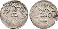 Deutscher Orden Dreier 1668 Johann Caspar 1664-1668 ss kleiner Schrötlingsriss