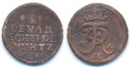 Brandenburg Preussen. Friedrich II., 1740-1786. Kupferdenar -