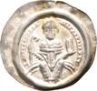 Augsburg Bistum: Brakteat Udalschalk von Eschenlohe, 1184-1202: fast vz