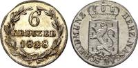 Nassau: 6 Kreuzer Wilhelm, 1816-1839: -