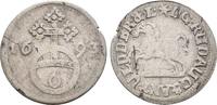 Braunschweig Wolfenbüttel 6 Pfennige Rudolph August und Anton Ulrich 1685-1704 -