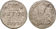 Paderborn Bistum 4 Pfennige 1763 Wilhelm Anton v.Asseburg 1763-1782 ss Stempelfehler