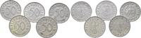 Lot 5x 50 Pfennige  Deutschland 3.Reich  ss bis vz