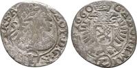 Habsburg: 1 Kreuzer Kuttenberg 1660 Leopold I, 1657-1705: ss-/ss