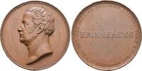 Preussen: Bronzemedaille von H. F. Brandt, auf seinen Tod Friedrich Wilhelm III, 1797-1840: -