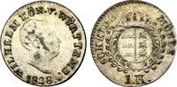 Württemberg: 1 Kreuzer Wilhelm I, 1816-1864: -