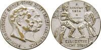 1. Weltkrieg: Versilberte Bronzemedaille von Lauer -